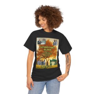 Gathings Family Reunion - Unisex Heavy Cotton Tee Portrait Design - 2