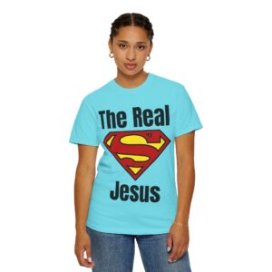 The Real Superman "Jesus" Unisex T-Shirt - Faith, Inspiration, Everyday Wear, Casual Style, Gift Idea, Christian Apparel